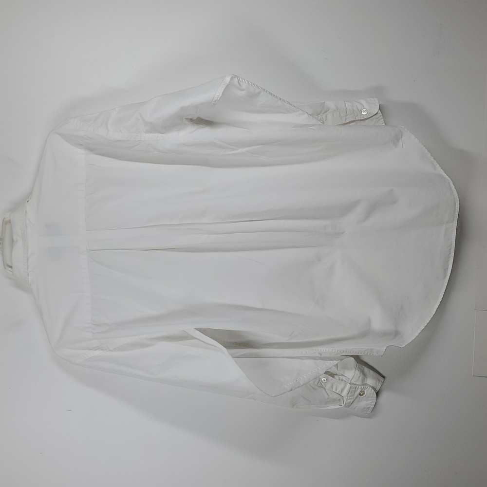 Ralph Lauren White Oxford Button Down Shirt Classic Fit Preppy - Picture 7 of 11